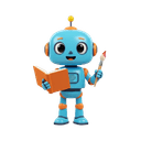 Askie AI robot mascot