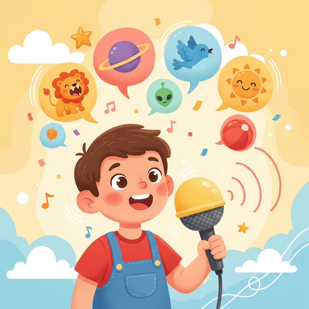 Child using voice chat feature with Askie AI